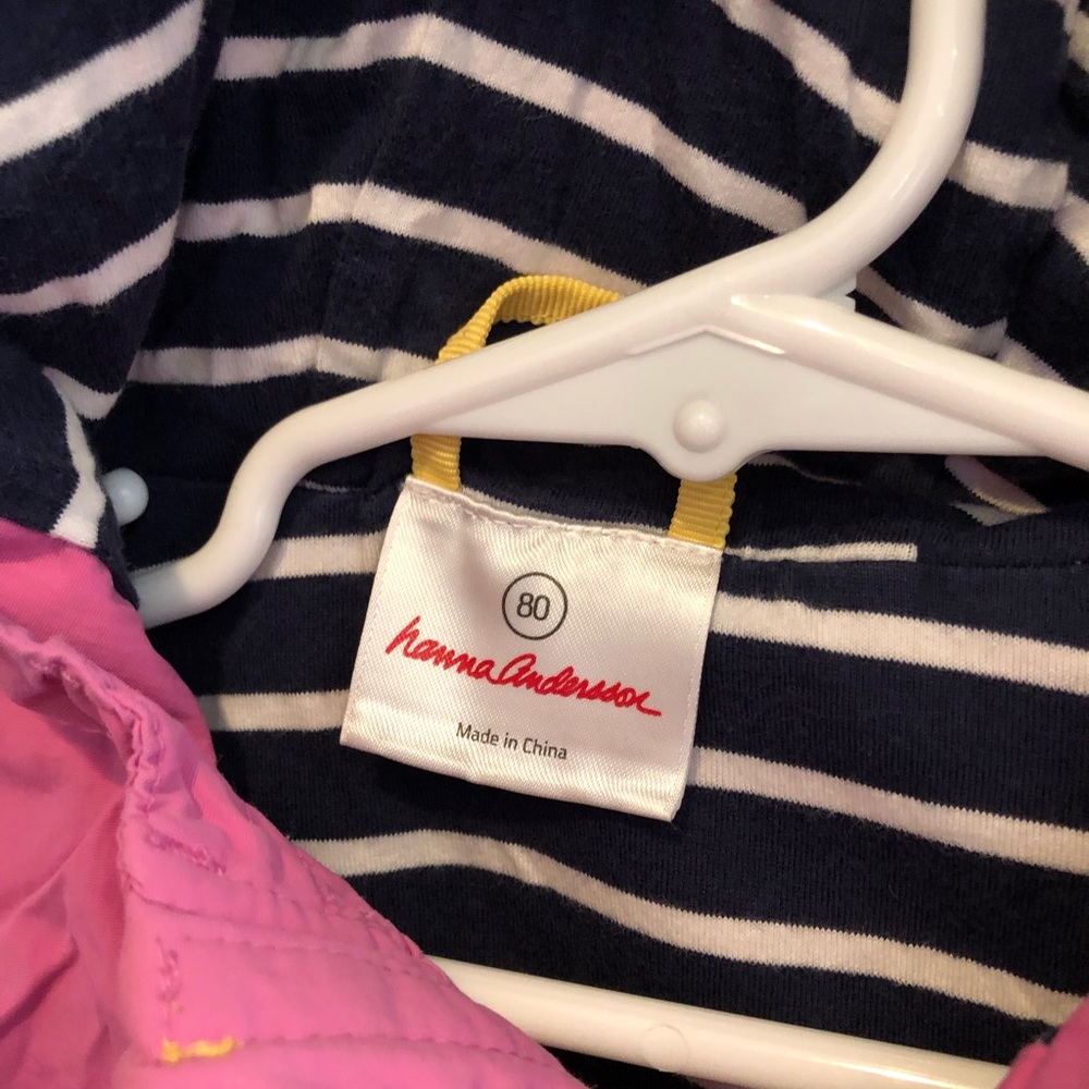 Hanna Andersson girls’ lightweight jacket size 80 - Picture 3 of 3